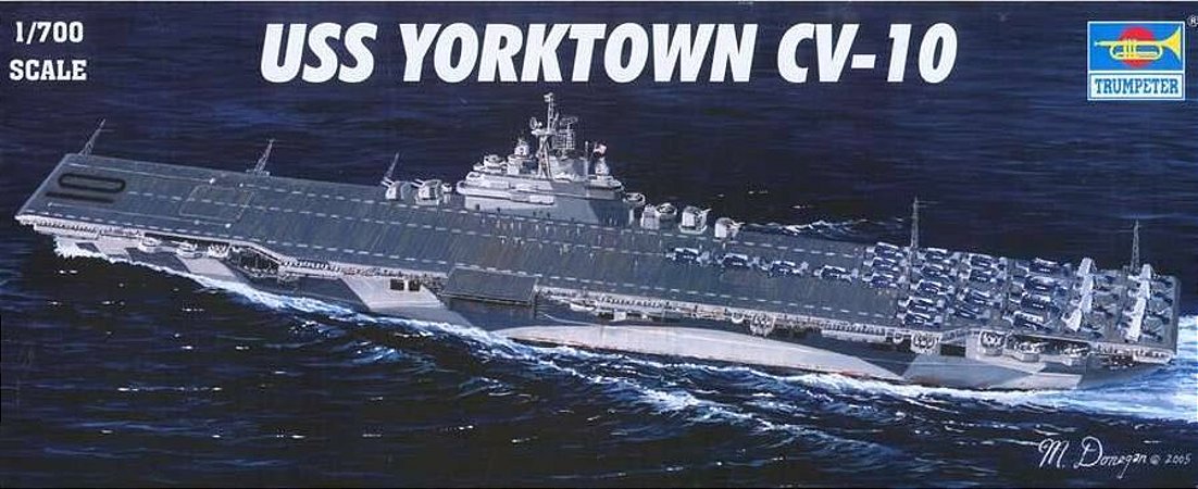 Trumpeter - USS Yorktown CV-10 - 1/700