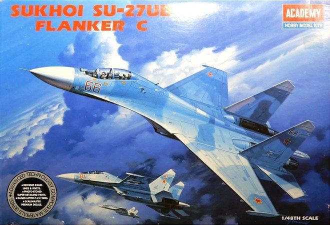 Academy - Sukhoi Su-27UB Flanker C - 1/48