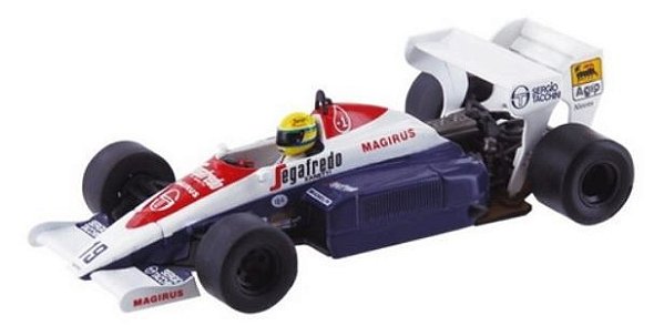 Coleção Lendas Brasileiras do Automobilismo Eaglemoss - Toleman TG184 Hart 1984 - 1/43