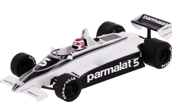 Coleção Lendas Brasileiras do Automobilismo Eaglemoss - Brabham BT49C Ford 1981  - 1/43