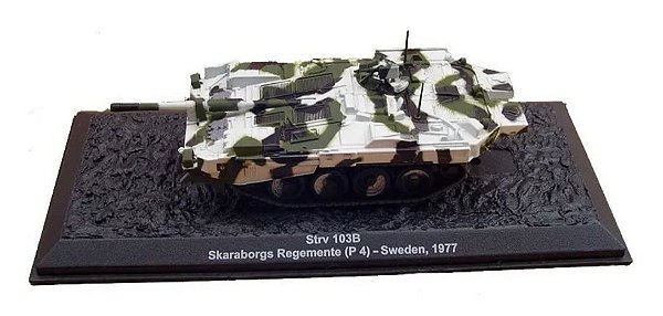 Blindados de Combate - Strv 103B Skaraborgs Regemente (P-4) - Sweden, 1977 - 1/72