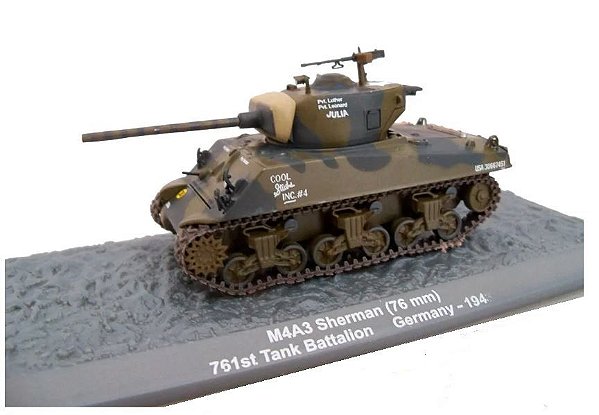 Blindados de Combate - M4A3 (76mm) 761st Tank Battalion Task Force Rhine (Germany), 1945 - 1/72