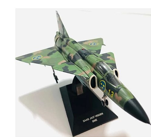 JATOS DE COMBATE - SAAB JA-37 VIGGEN - SUÉCIA - 1/72