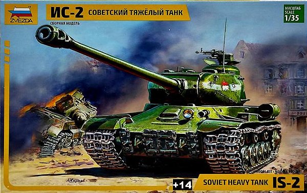 Zvezda - Joseph Stalin Soviet Heavy Tank IS-2 - 1/35