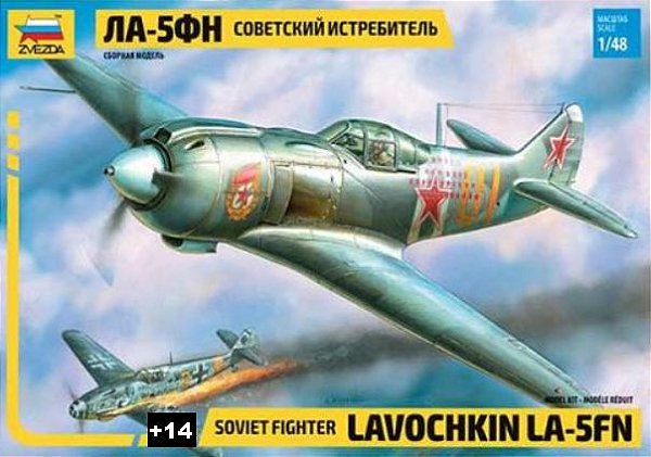 Zvezda - Soviet Fighter Lavochkin LA-5FN - 1/48