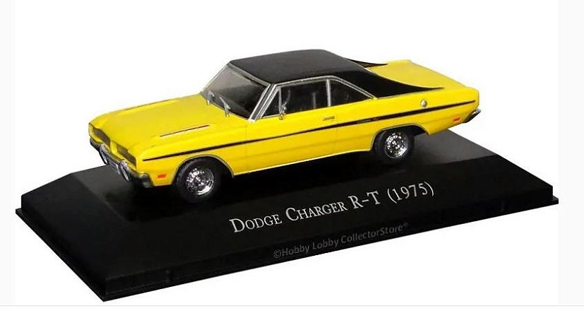 Coleção Carros Inesquecíveis do Brasil - Dodge Charger R-T 1975 - 1/43