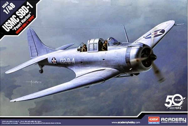 Academy - USMC SBD-1 Dauntless "Pearl Harbor" - 1/48