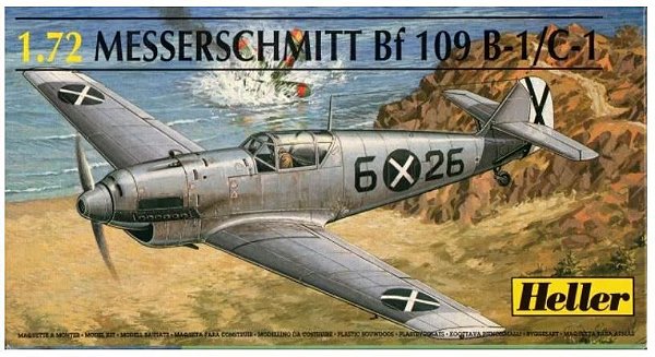 HELLER - Messerchmitt Bf 109 B-1 / C-1 - 1/72