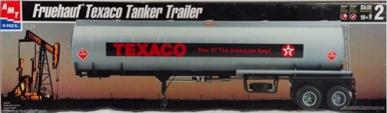 AMT/Ertl - Fruehauf Texaco Tanker Trailer - 1/25