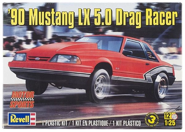 Revell - '90 Mustang LX 5.0 Drag Racer - 1/25