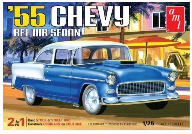 AMT - '55 Chevy Bel Air Sedan - 1/25