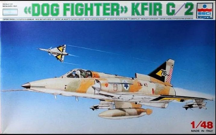 ESCI/ERTL - "Dog Fighter" Kfir C/2 - 1/48 (Sucata)