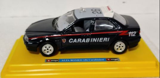 Burago - Alfa Romeo 156 Carabinieri (Sem Caixa) - 1/24