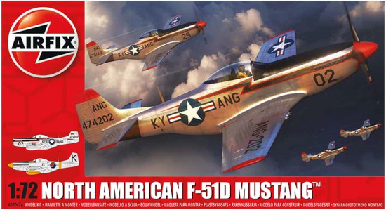 Airfix - North American F-51D Mustang - 1/72