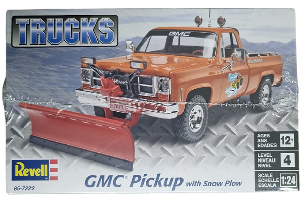 REVELL - GMC PICKUP WITH SNOW PLOW - 1/24