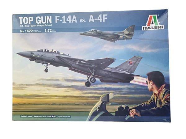 Italeri - Conjunto Top Gun  "F-14A vs. A4F" - 1/72