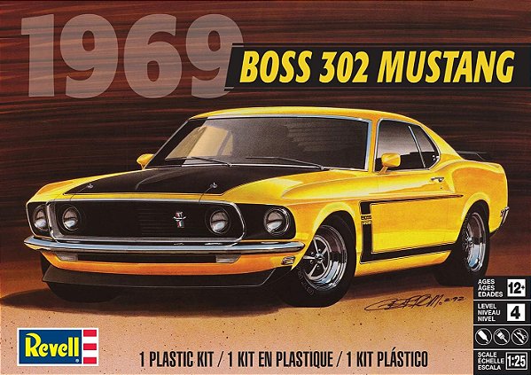 Revell - 1969 Boss 302 Mustang - 1/25