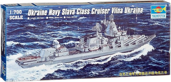 Trumpeter - Ukraine Navy Slava Class Cruiser Vilna Ukraina - 1/700