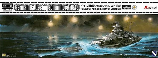FlyHawk - German Battleship Scharnhorst 1943 - 1/700