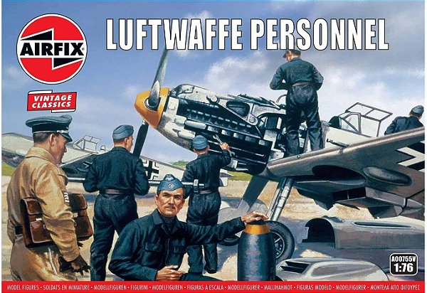 Airfix - Luftwaffe Personnel -1/76 (Sem Caixa)