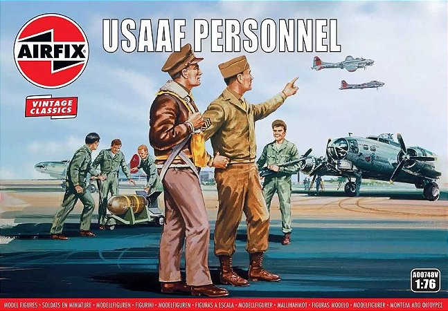 Airfix - WWII USAAF Personnel - 1/72 (Sem Caixa)