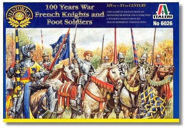Italeri - 100 Years War. French Warriors - 1/72 (Sem Caixa)