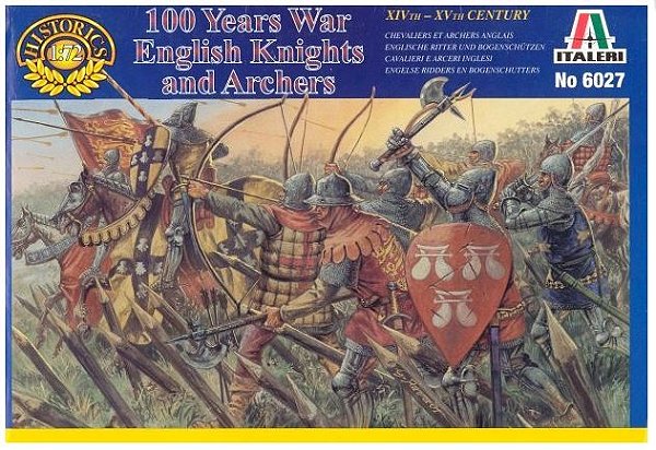 Italeri - 100 Years War. English Knights and Archers - 1/72 (Sem Caixa)