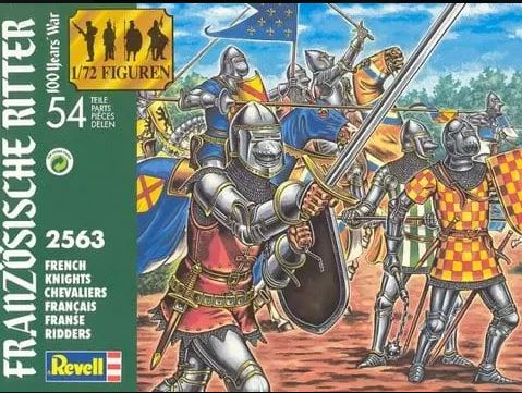 Revell - 100 Years War. French Knights - 1/72 (Sem Caixa)