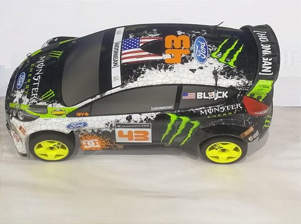 HPI Racing - Ken Block WR8 FLUX com carroceria Ford Fiesta HFHV (Escala 1/8)