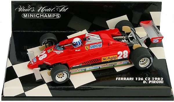 Minichamps - Ferrari 126. C2 ( D. Pironi ) - 1/43