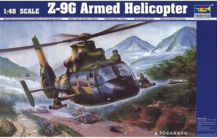 Trumpeter - Z-9G Armed Helicopter - 1/48