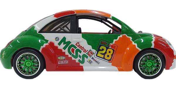 MCT - Volkswagen New Beetle Racing (em plástico, sem caixa) - 1/18