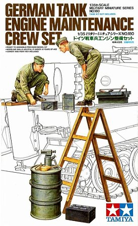 TAMIYA - German Tank Engine Maintenance Crew Set - 1/35