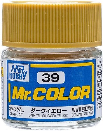 Gunze - Mr.Color C039 - Dark Yellow / Sandy Yellow (Flat)