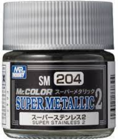 Gunze - Mr.Color Super Metallic 2 SM204 - Super Stainless 2