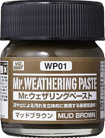 Gunze - Mr. Weathering Paste WP01 -Mud Brown - 40ml
