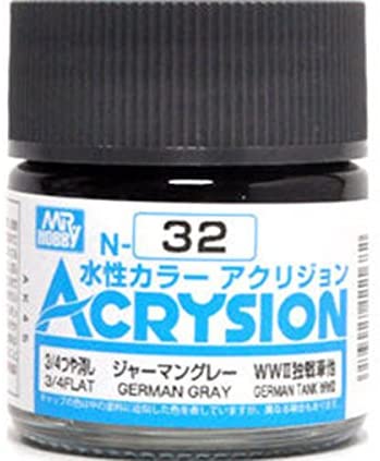 Gunze - Acrysion  N032 - German Grey (3/4 Flat)