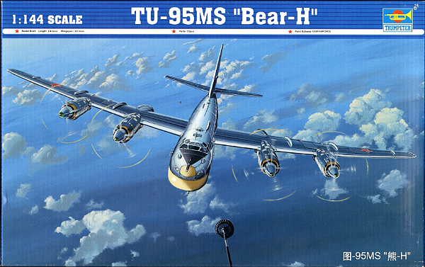 Trumpeter - Tupolev Tu-95MS "Bear-H" - 1/144