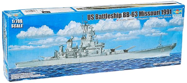 Trumpeter - US Battleship BB-63 Missouri 1991 - 1/700