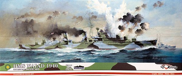 Full Hull - HMS Naiad 1940 - 1/700