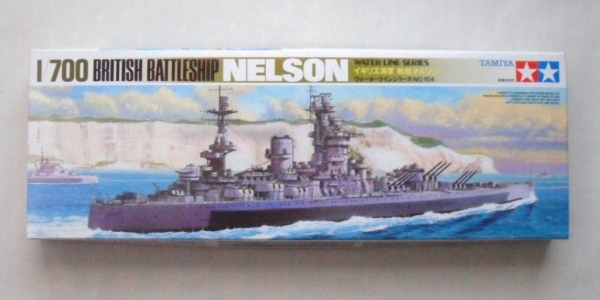 Tamiya - British Battleship Nelson - 1/700 (Sem Caixa)