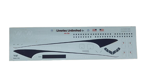 Liveries Unlimited - Decais para  Avro RJ85 da Northwest - 1/144