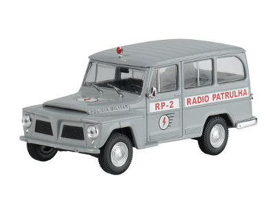 Coleção Veículos de Serviço - Rural Willys (Rádio Patrulha) - 1/43