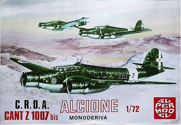 Supermodle - C. R. D.  N. Cant Z 1007 bis Alcione - 1/72 (sem caixa)