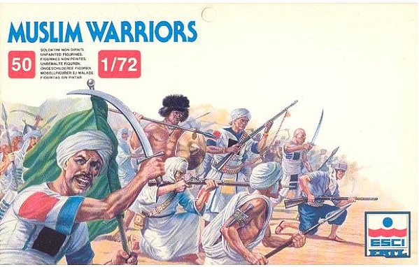 ESCI/ERTL - "Muslim Warriors - 1/72 (sem caixa)