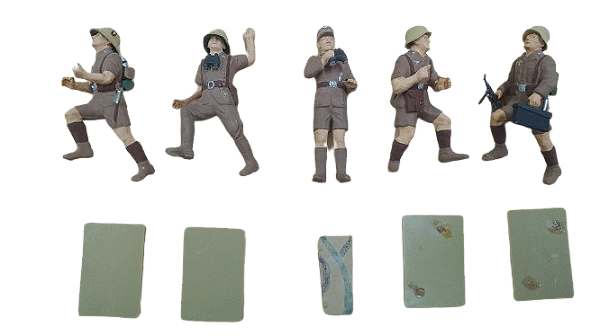 Sucatas - Conjunto de soldados Afrika Korps Tamiya - 1/35