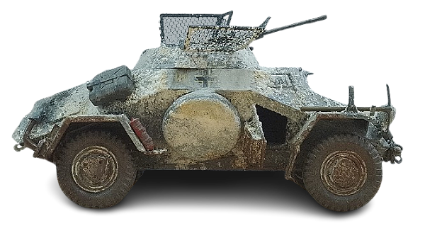Sucatas - Sd. Kfz. 222 Tamiya - 1/35