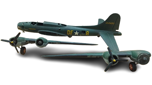 Sucatas HTC - B-17 Flying Fortress - 1/48