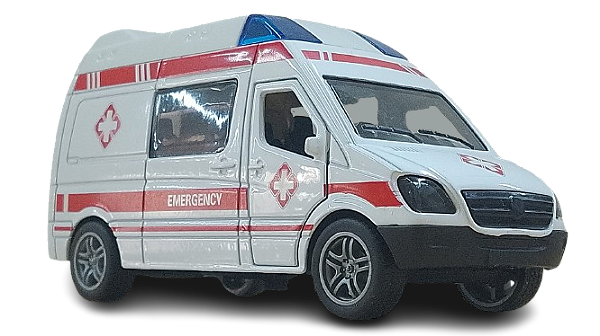 Mercedes-Benz Sprinter versão Ambulância com Fricção (sem caixa ou marcações)
