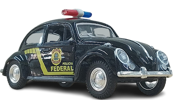 Volkswagen Fusca da Polícia Federal com Fricção (sem caixa)